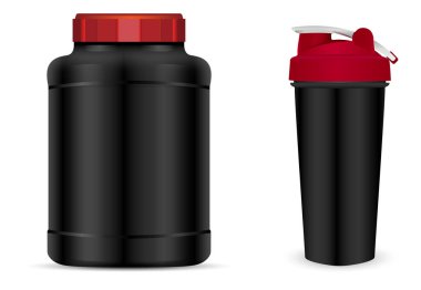 Spor beslenme kabı. Plastik kavanoz, shaker