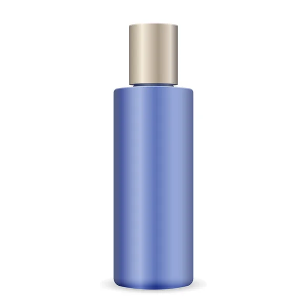 Plastový kosmetický láhev na šampon, gel, kůže — Stockový vektor