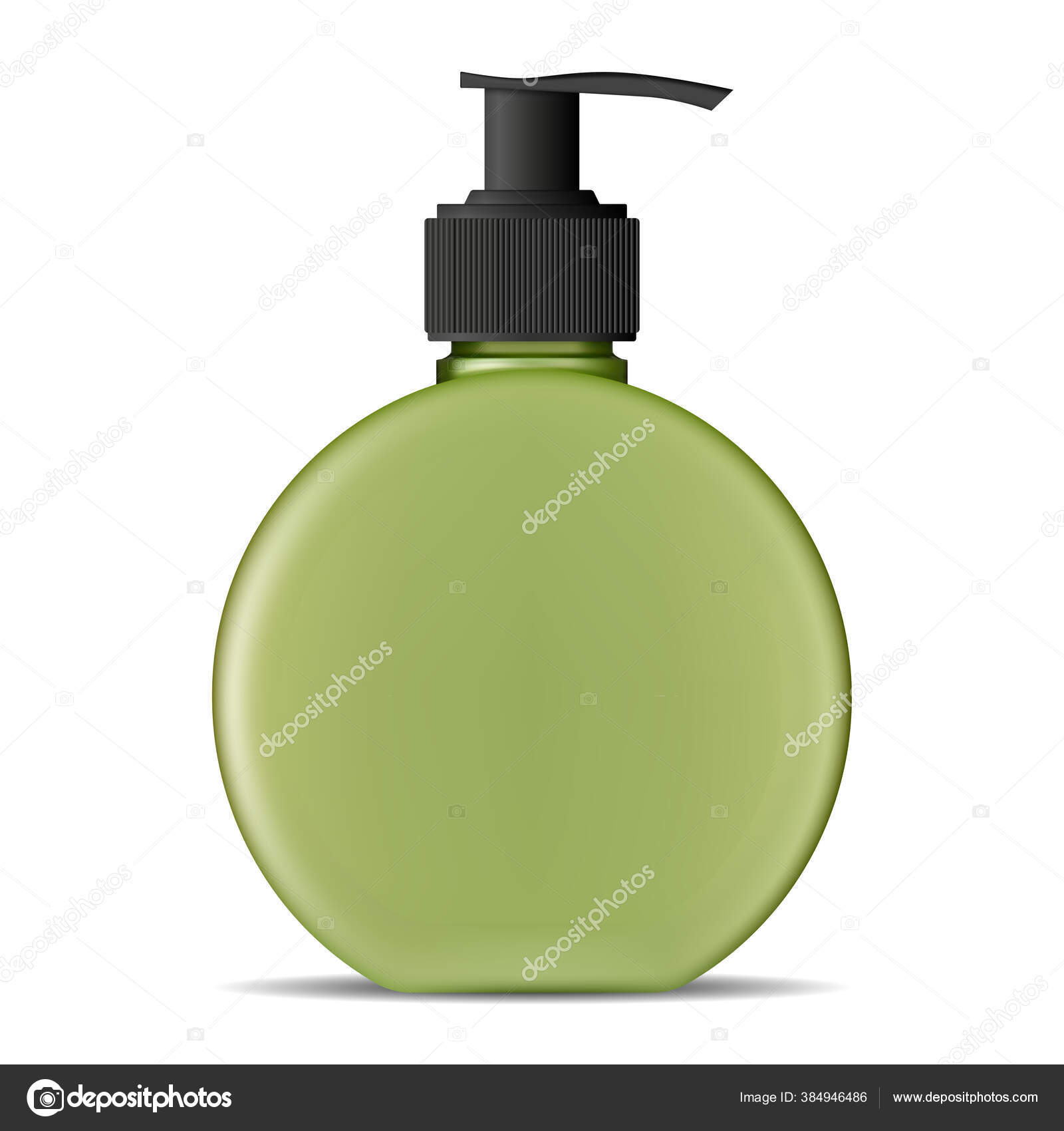 Download Pump Bottle Soap Dispenser Cosmetic Product Mockup Blank Plastic Package Vector Image By C Sergiibaibak Vector Stock 384946486