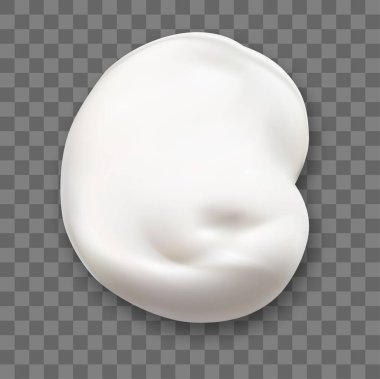 Krem deseni lekesi. Arka planda süt beyazı kozmetik losyon damlası var. Yüz makyajı ürünü fırıl fırıl dönüyor. Nemlendirici örnek vuruş elementi. Tıraş köpüğü örneği. Gizleyici köpük modeli.