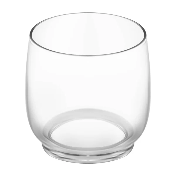 Trinken Glas Realistische Vektor Attrappe Bar Coctail Wasser Gin Oder — Stockvektor