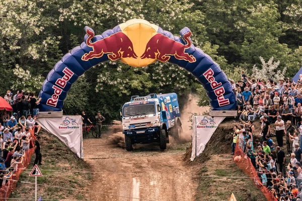 Rostów Nad Donem Rosja Maja 2018 Kamaz Maz Dakar Truck — Zdjęcie stockowe
