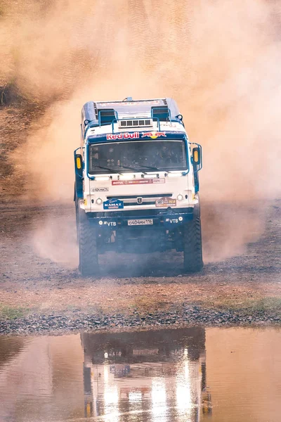 Rostov Don Russia Maggio 2018 Kamaz Maz Dakar Truck Bizon — Foto Stock