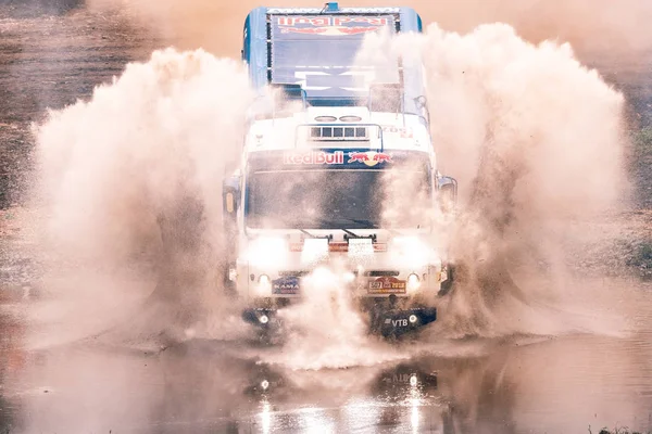 Rostov Don Ryssland Maj 2018 Kamaz Och Maz Dakar Truck — Stockfoto