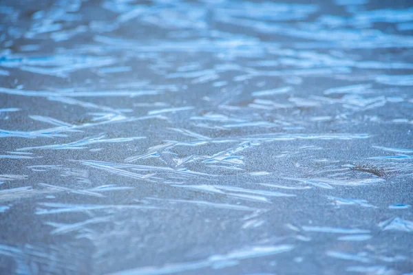 Winter background with frozen lake. High resolution photo. — Stock Photo, Image