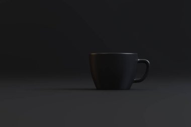 güçlü kahve siyah bir zemin üzerine