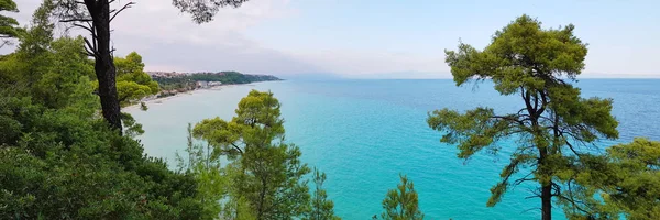 Красивые Берега Греции Летом — стоковое фото