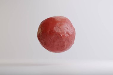 Stüdyo kırmızı top levitating