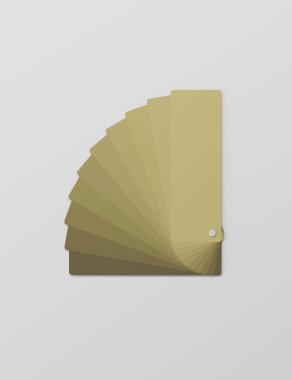 Ral paleti, beyaz arka plan üzerinde tasarım için renk paleti