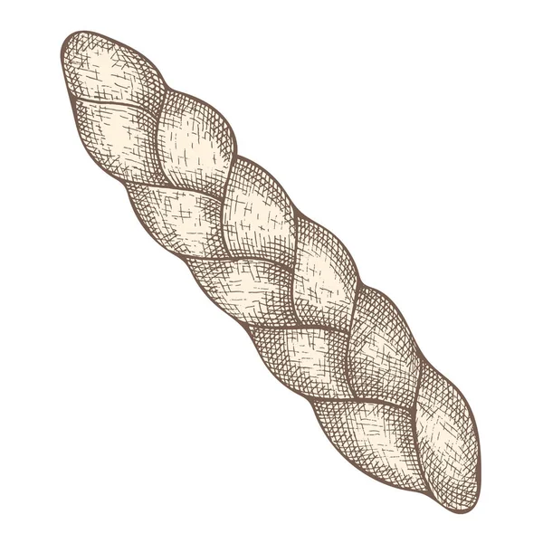 Хлібобулочні Вироби Векторна Ілюстрація Намальована Рукою Урожайні Елементи Етикеток Листівок — стоковий вектор
