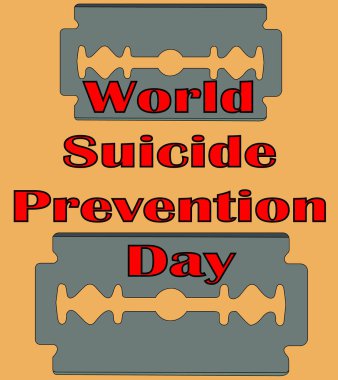 Dünya intihar önleme günü, 10 Eylül. jilet yazıt ile
