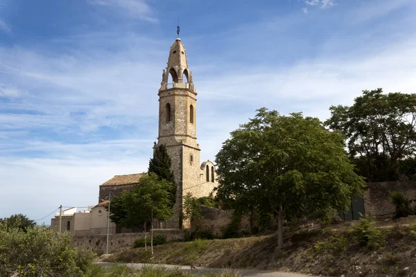 Katolska Kyrkan Sant Jaume Creixell Costa Dorada Tarragona Spanien — Stockfoto
