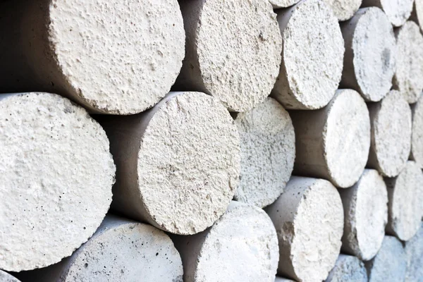 Test için silindir şekli beton tuğla depolama