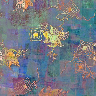 grunge doku arka planı, çiçek desenli arka plan, sanat tasarımı