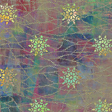 Klasik doku arka planı, çiçek desenli arkaplan, sanat tasarımı