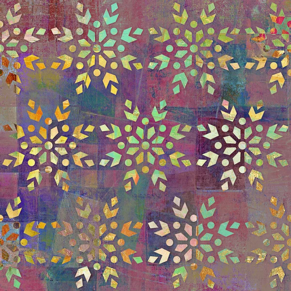 Fundo Textura Vintage Fundo Padrão Floral Fundo Textura Grunge — Fotografia de Stock