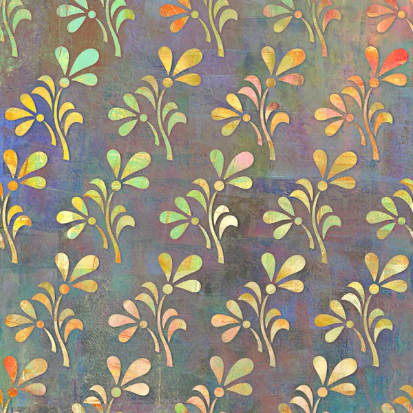 Fondo Textura Vintage Fondo Patrón Fondo Floral —  Fotos de Stock