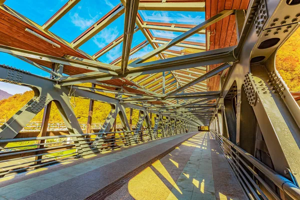 Construção Metal Resistente Cria Uma Beleza Especial Poder Com Sua — Fotografia de Stock