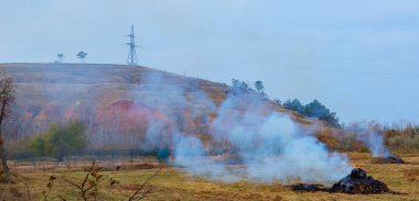 Sonbahar giderek daha da güzelleşiyor. Etraflarına parlak sarı yapraklar saçar, parlak sonbahar kıyafetleriyle ağaçları boyarlardı. Sigara ve temizlik, temiz parklar.
