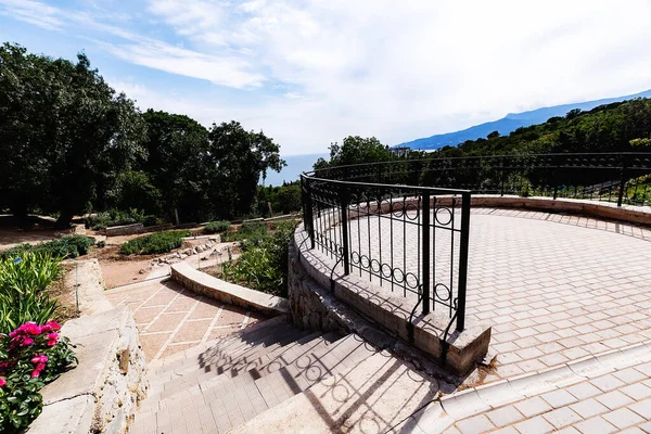 Jardín Botánico Nikitsky Crimea Una Reserva Natural Única Que Contiene — Foto de Stock