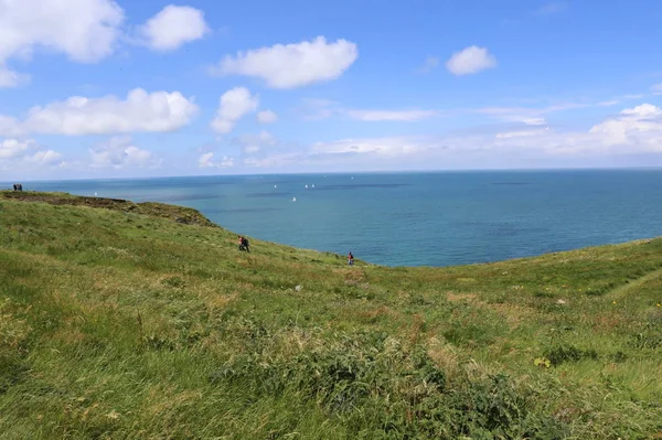 Francie Normandie Etretat Coast 2014 — Stock fotografie