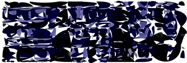 Fond panoramique en bleu, noir, gris... couleurs . — Image vectorielle