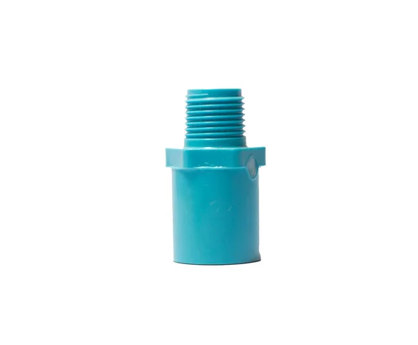 Valve Socket Pvc Isolerad Vit Bakgrund — Stockfoto