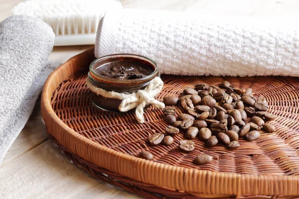 Coffee scrub for the body and face