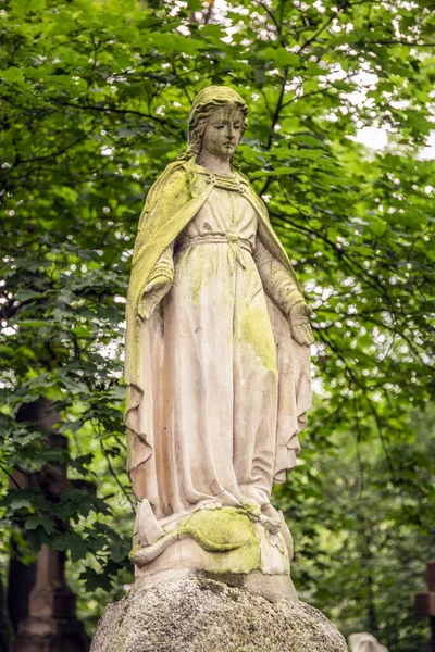 Mother Mary statue. Sculpture of Holy Virgin Mary important person in the christianity and catholicism.