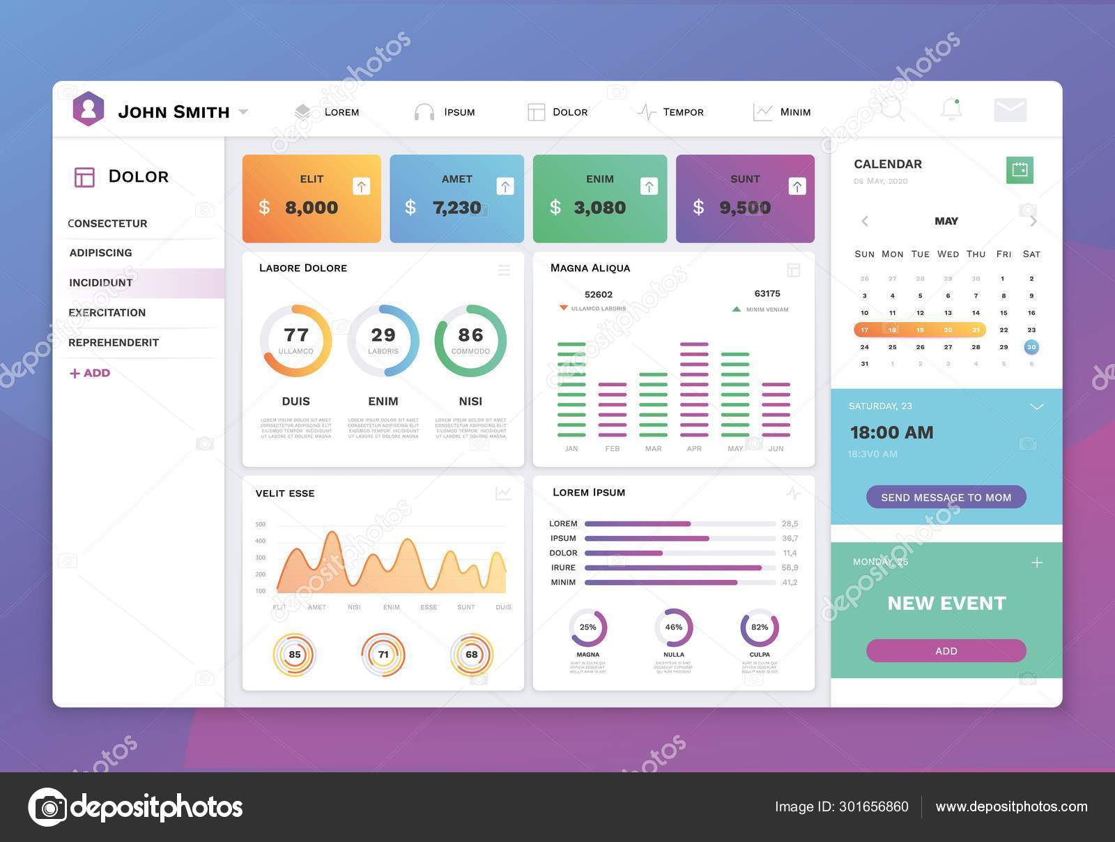 Modern Charts And Graphs