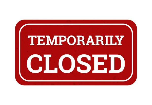 ᐈ Temporarily closed sign template stock vectors, Royalty Free ...
