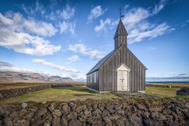 Güzel siyah kilise, Budir İzlanda '