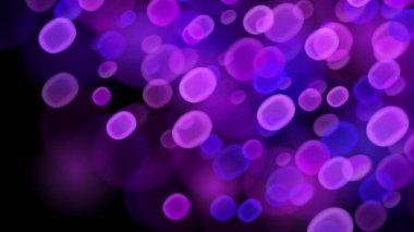 Mor ve mavi renkler bokeh etkileri ile arka plan