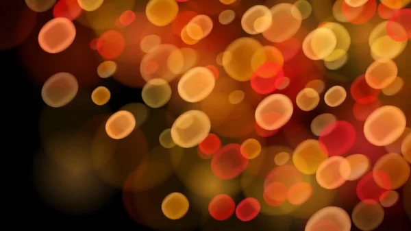 Fondo Abstracto Con Efectos Bokeh Colores Rojo Amarillo — Archivo Imágenes Vectoriales