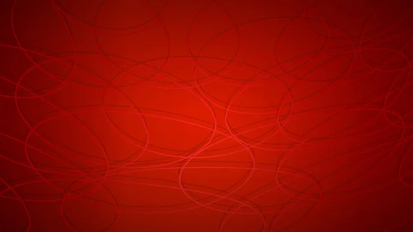 Abstract Background Intersecting Circles Shadows Red Colors — Stock Vector