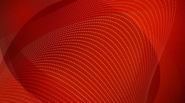 Eğimli yüzeyler ve yarı ton noktaları kırmızı renklerde arka plan