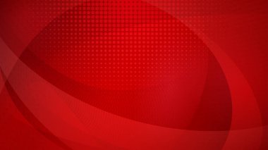 Eğimli yüzeyler ve yarı ton noktaları kırmızı renklerde arka plan