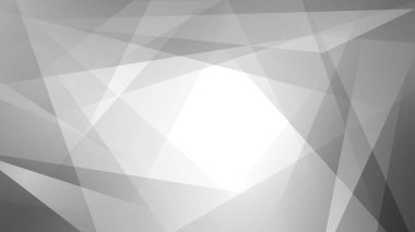 Abstract background of straight intersecting lines and polygons in gray colors
