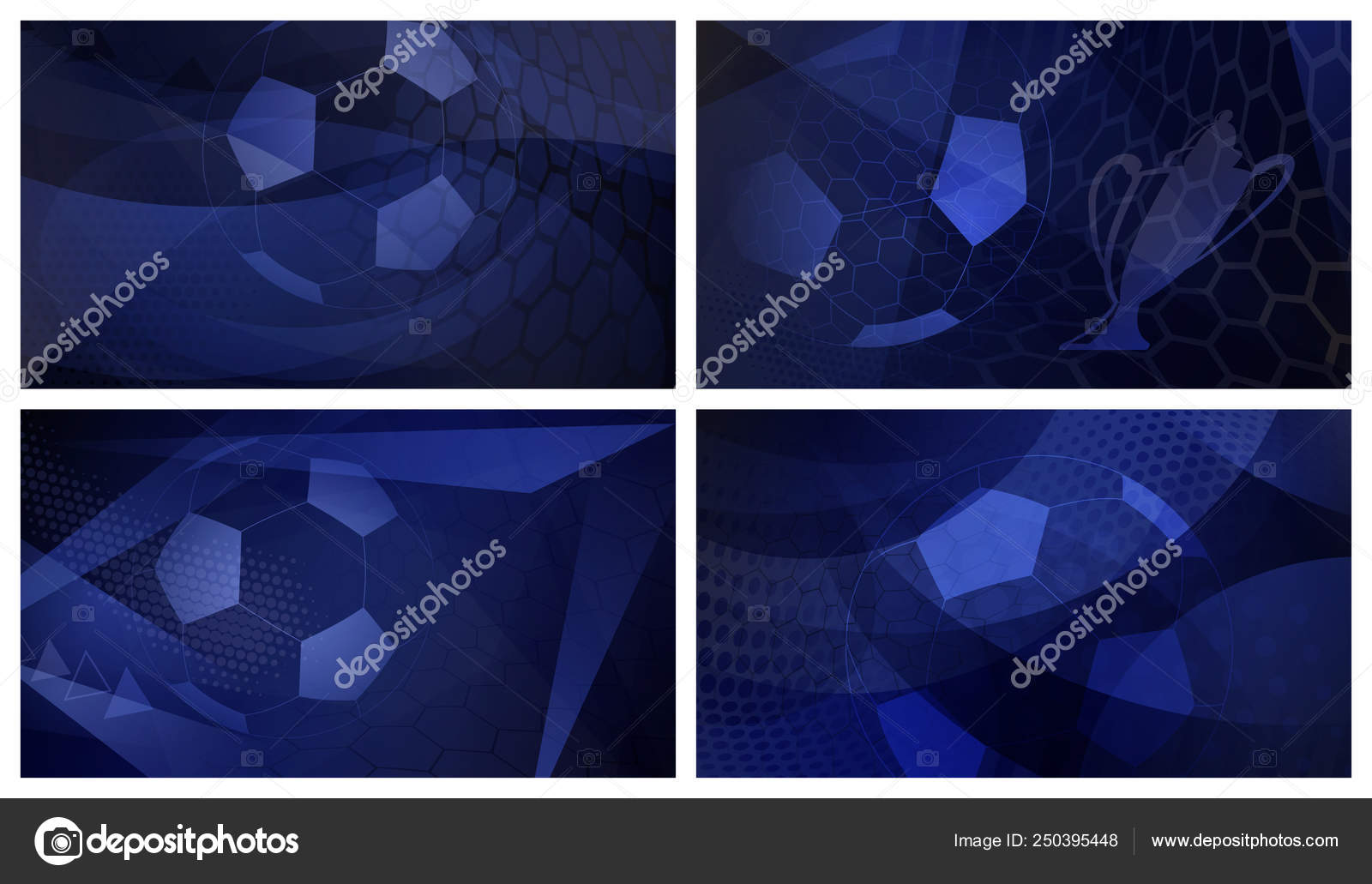 Soccer backgrounds in blue colors Stock Vector Image by ©31moonlight31
