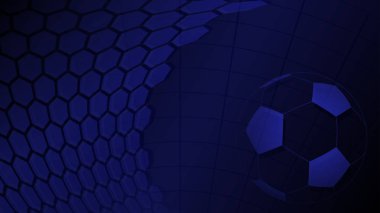 Futbol arka plan mavi renklerde