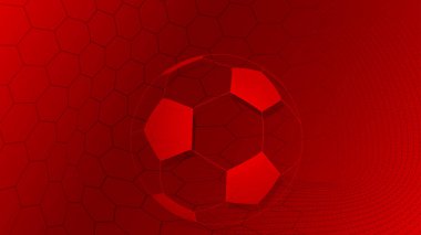 Futbol arka plan kırmızı renklerde