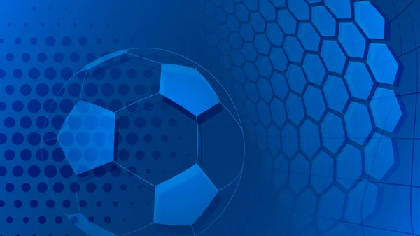 Soccer background in light blue colors