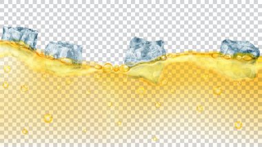 Suda yüzen buz küpleri