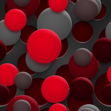 Gölgelerile delik ve dairelerin kusursuz deseni