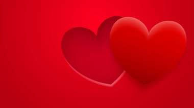 Gölge ile delik ve kalp arka plan