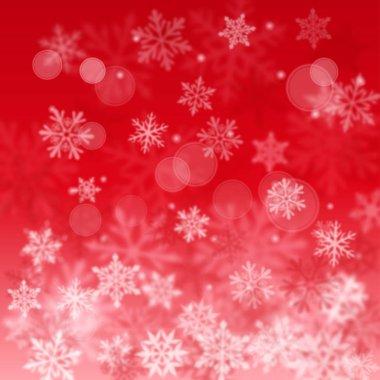 Defokus kar taneleri Noel arka plan