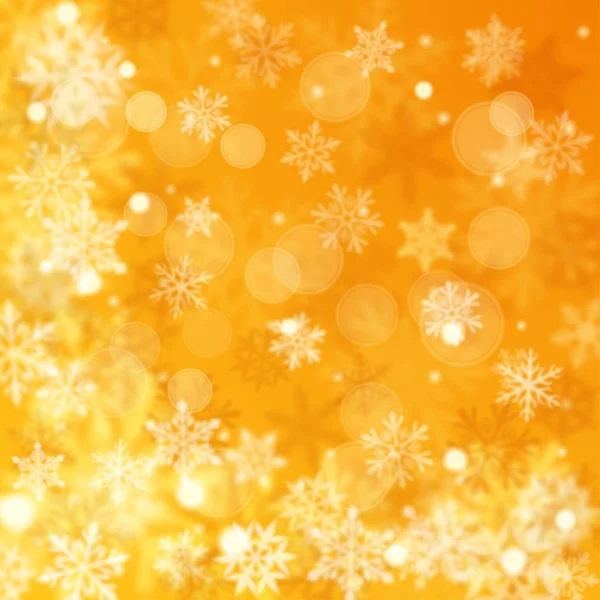 Рождественский фон разряженных снежинок — стоковый вектор