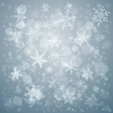 Noel arka planını kar taneleri