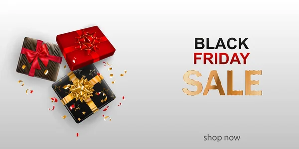 Black Friday Banner de venta — Vector de stock