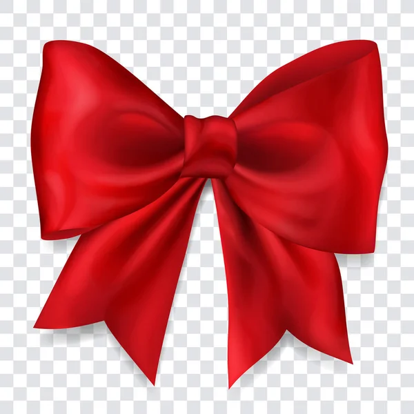 Big red bow — Stock Vector